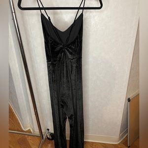 Forever 21 small velvet jumpsuit